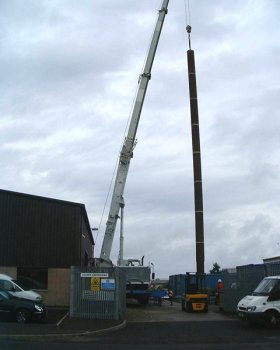 Load testing chimneys